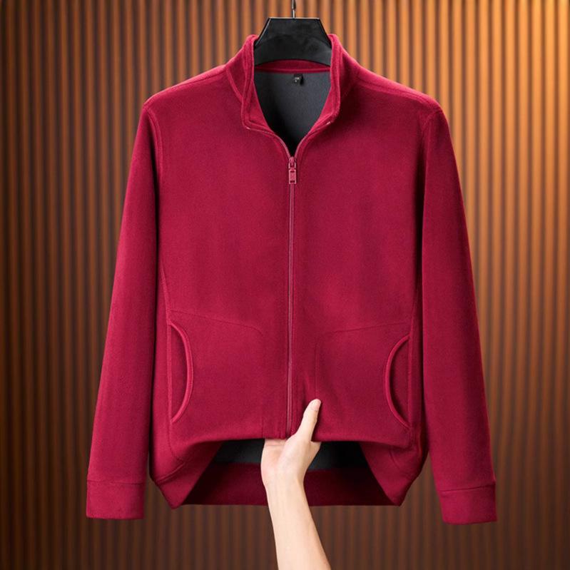 Men s Thick Fleece Jacket: Warm Stand Collar Casual Sports Cardigan for Autumn and Winter XL
Men s Thick Fleece Jacket: Warm Stand Collar Casual Sports Cardigan for Autumn and Winter XL