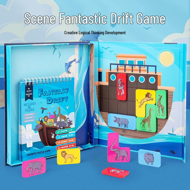 Magnetic Drift Puzzle: Wooden Toy for Kids Logical Thinking and Parent-Child Development
Magnetic Drift Puzzle: Wooden Toy for Kids Logical Thinking and Parent-Child Development