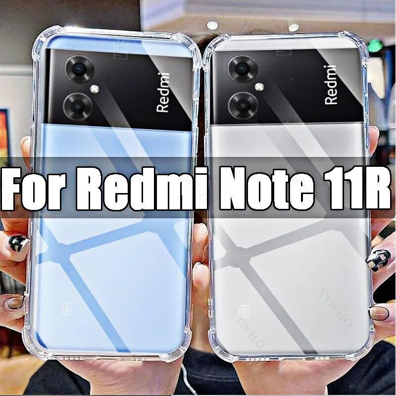 Мягкий силиконовый противоударный чехол для Xiaomi Redmi Note 11R, прозрачный для Redmi Note11R 6,58 22095RA98C, чехлы с защитой от царапин
Мягкий силиконовый противоударный чехол для Xiaomi Redmi Note 11R, прозрачный для Redmi Note11R 6,58 22095RA98C, чехлы с защитой от царапин