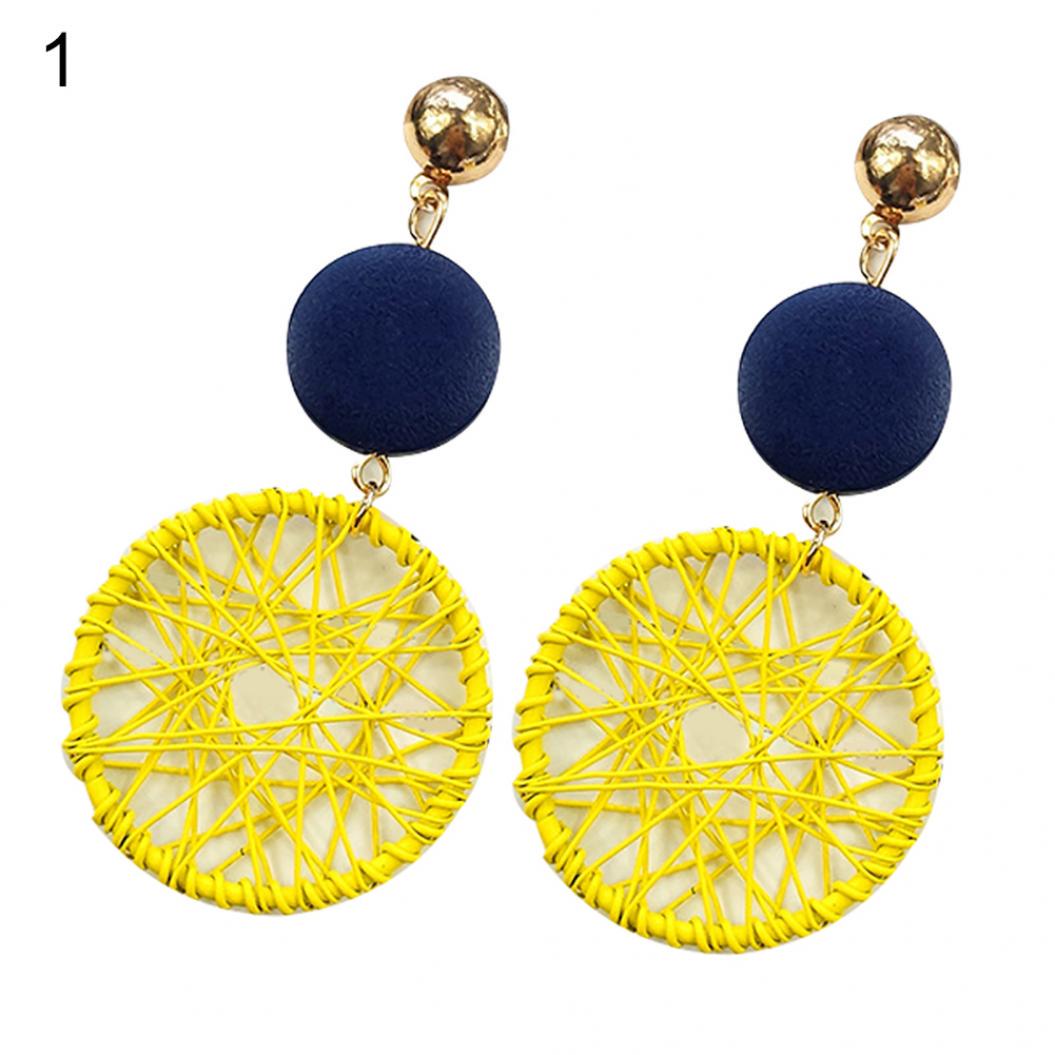 Creative Women Long Round Hollow Circle Dangle Earrings Club Party Jewelry жовтий
Creative Women Long Round Hollow Circle Dangle Earrings Club Party Jewelry жовтий