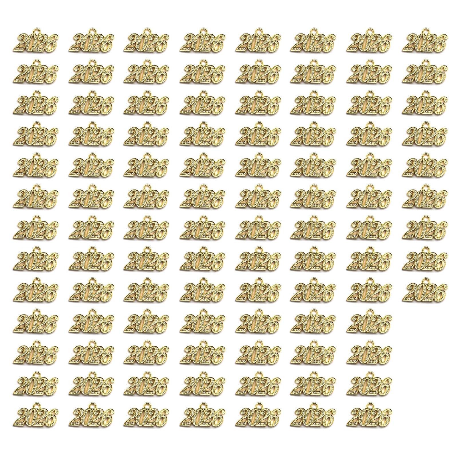 100 шт. Блискучий талісман-підвіска Металевий РІК 2026 для рукоділля Ідеально підходить для ручних проектів та наборів для виготовлення подарунків на випускний S золотий
100 шт. Блискучий талісман-підвіска Металевий РІК 2026 для рукоділля Ідеально підходить для ручних проектів та наборів для виготовлення подарунків на випускний S золотий