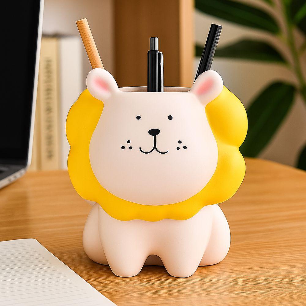 Little Lion Cartoon Pen Holder Ornament Stationery Organizer Cute Pencil Storage Box Student lion
Little Lion Cartoon Pen Holder Ornament Stationery Organizer Cute Pencil Storage Box Student lion