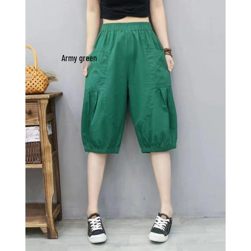 2026 Summer Elastic Waist Women s Cropped Harem Pants - Versatile, Loose-Fit, Casual Style 5XL (150-170 cm) армія зелений колір
2026 Summer Elastic Waist Women s Cropped Harem Pants - Versatile, Loose-Fit, Casual Style 5XL (150-170 cm) армія зелений колір