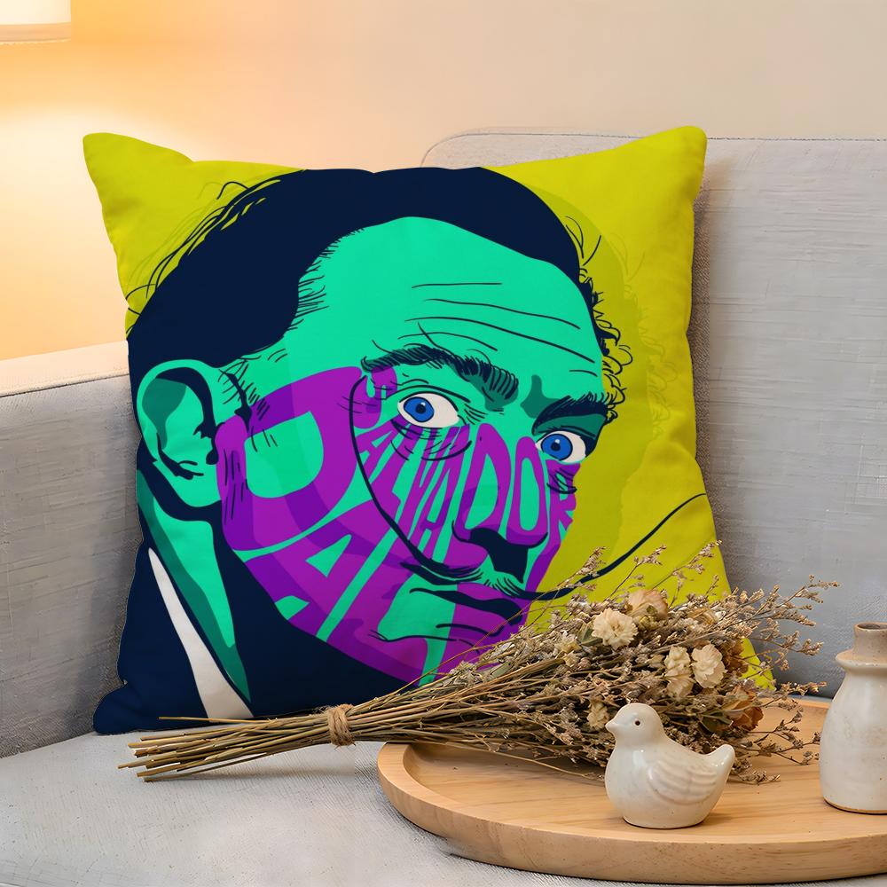 Cushion Cover Linen SkinFriendly Soft Decorative Case For Sofa Home Decor Salvador Dali Pop Art Pillow cover 30x30cm
Cushion Cover Linen SkinFriendly Soft Decorative Case For Sofa Home Decor Salvador Dali Pop Art Pillow cover 30x30cm