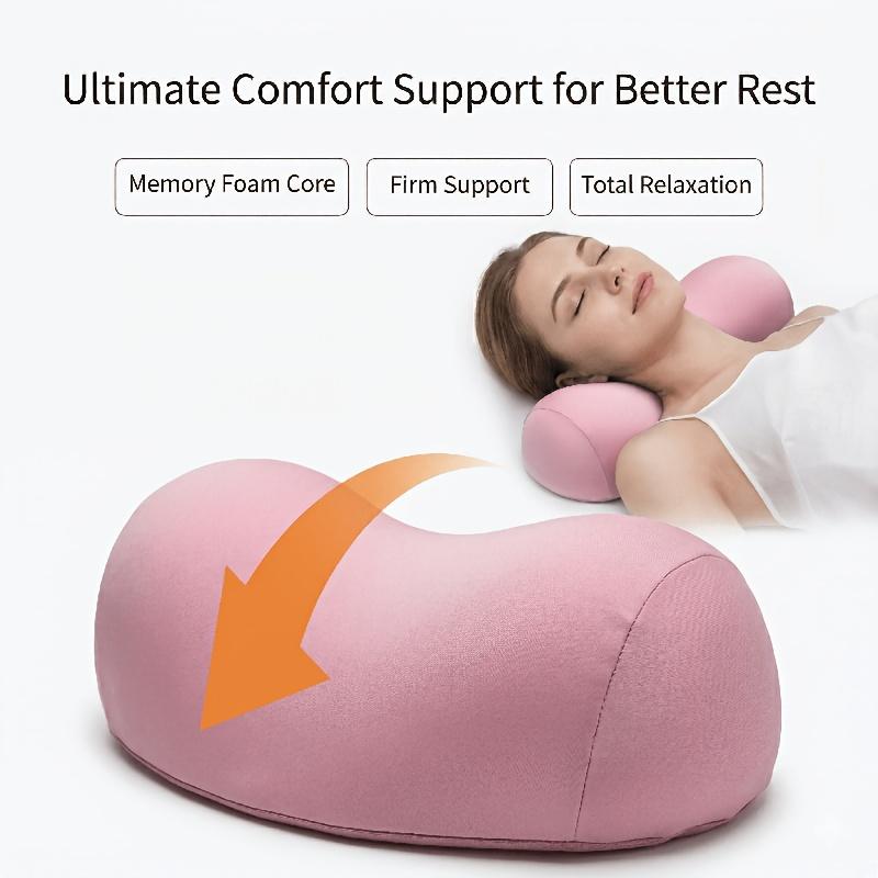 An Ergonomic Cervical Pillow Designed Specifically for The Cervical Spine, Made of Breathable Polyester and Hand Washable Only. рожевий
An Ergonomic Cervical Pillow Designed Specifically for The Cervical Spine, Made of Breathable Polyester and Hand Washable Only. рожевий