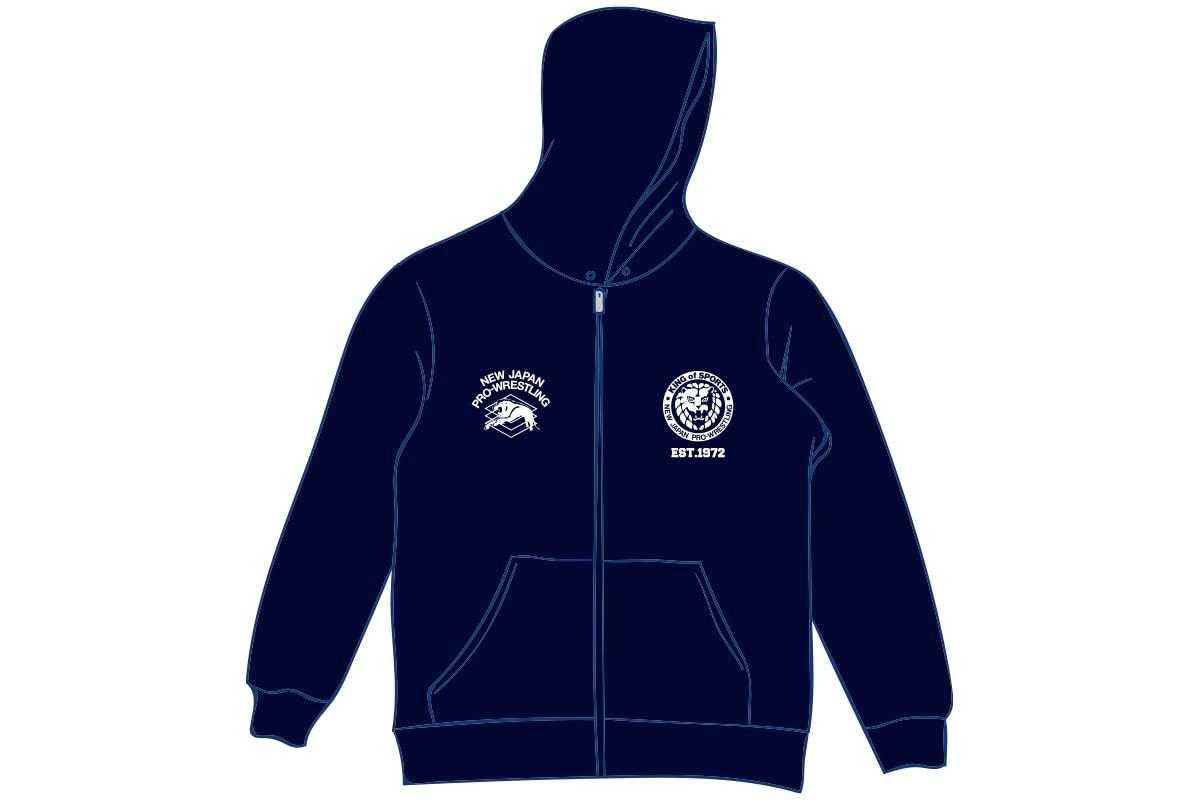 New Japan Pro-Wrestling Lion Mark 50th Anniversary Edition Hoodie, Navy, Size S, 4123058624
New Japan Pro-Wrestling Lion Mark 50th Anniversary Edition Hoodie, Navy, Size S, 4123058624