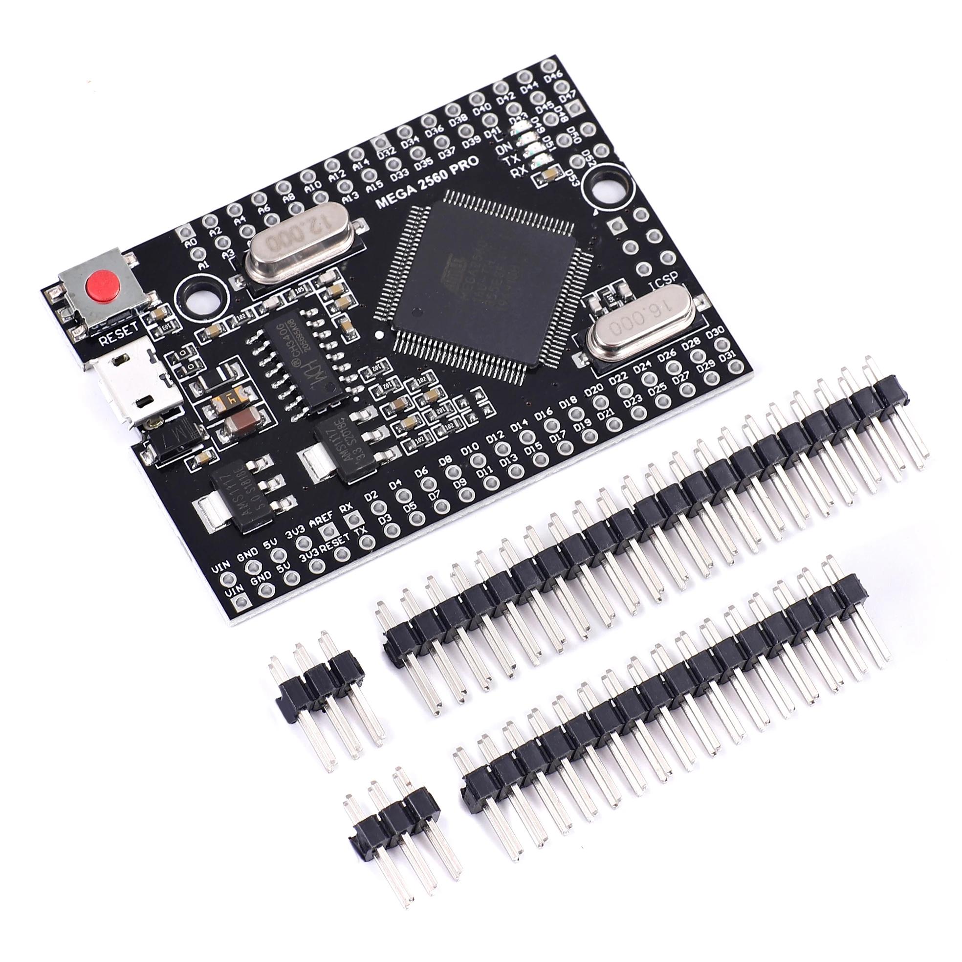 Mega2560 Mega 2560 PRO MINI 5V (Embed) CH340G ATmega2560-16AU with male pinheaders Compatible for arduino Mega
Mega2560 Mega 2560 PRO MINI 5V (Embed) CH340G ATmega2560-16AU with male pinheaders Compatible for arduino Mega