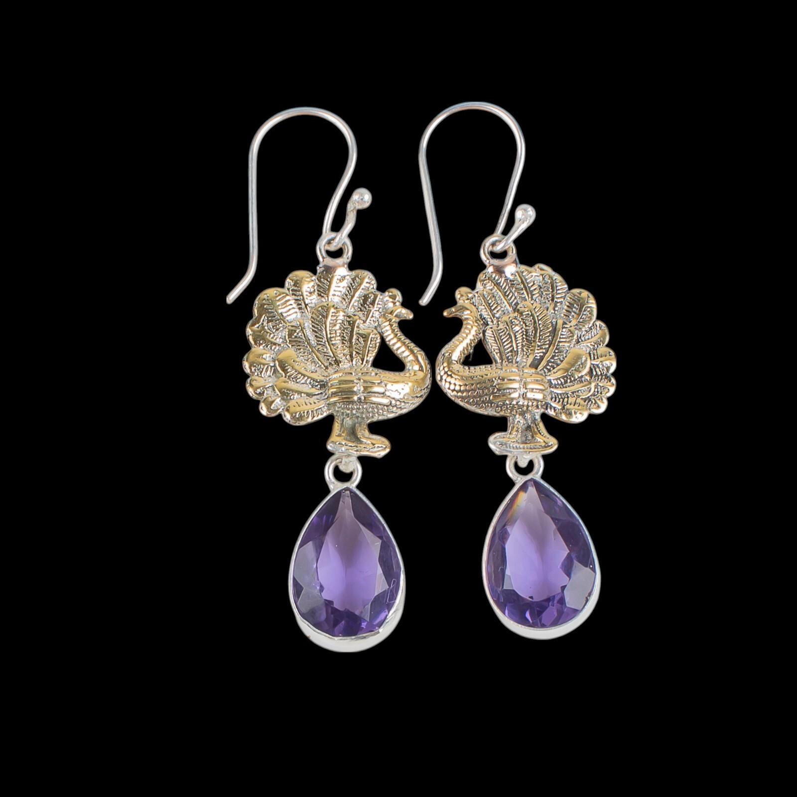 Iolite Gemstone 925 Sterling Silver Jewelry Handmade Drop/Dangle Earrings 2.20 EE-44-7
Iolite Gemstone 925 Sterling Silver Jewelry Handmade Drop/Dangle Earrings 2.20 EE-44-7