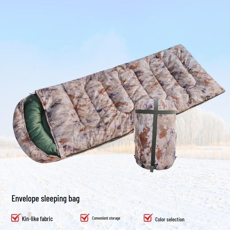 Pioneer Camouflage Envelope Sleeping Bag
Pioneer Camouflage Envelope Sleeping Bag