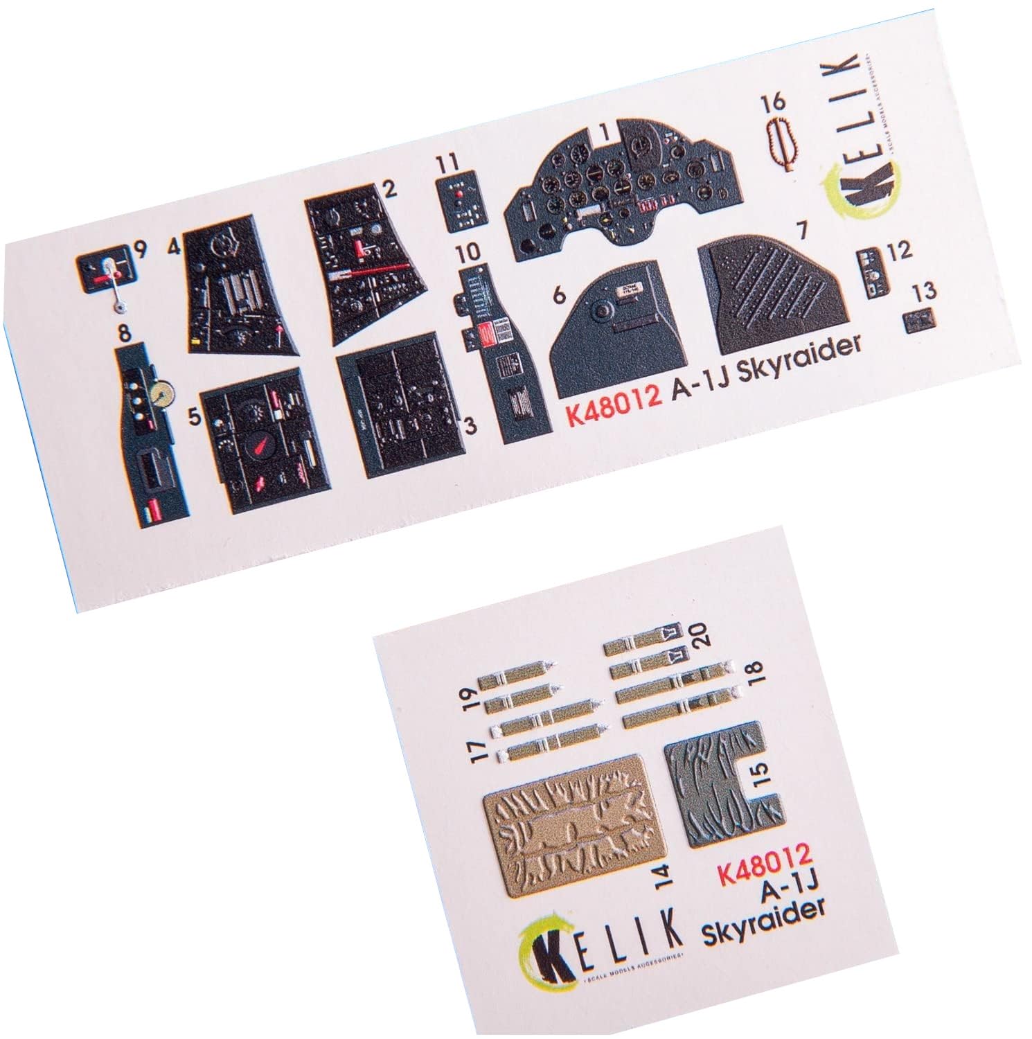 Reskit Douglas Aircraft Skyraider Interior 3D Decal Пластиковая модель Decal RSKK48012 1/48 A-1J (для Тамии)
Reskit Douglas Aircraft Skyraider Interior 3D Decal Пластиковая модель Decal RSKK48012 1/48 A-1J (для Тамии)