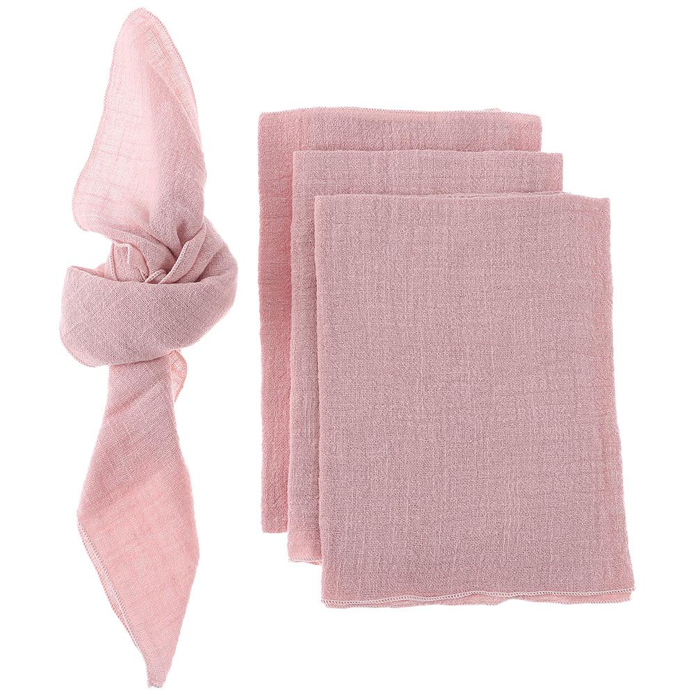 6 pcs Pink Cotton Linen Napkins 16.5 Party Cotton and Linen Napkins Party 
6 pcs Pink Cotton Linen Napkins 16.5 Party Cotton and Linen Napkins Party