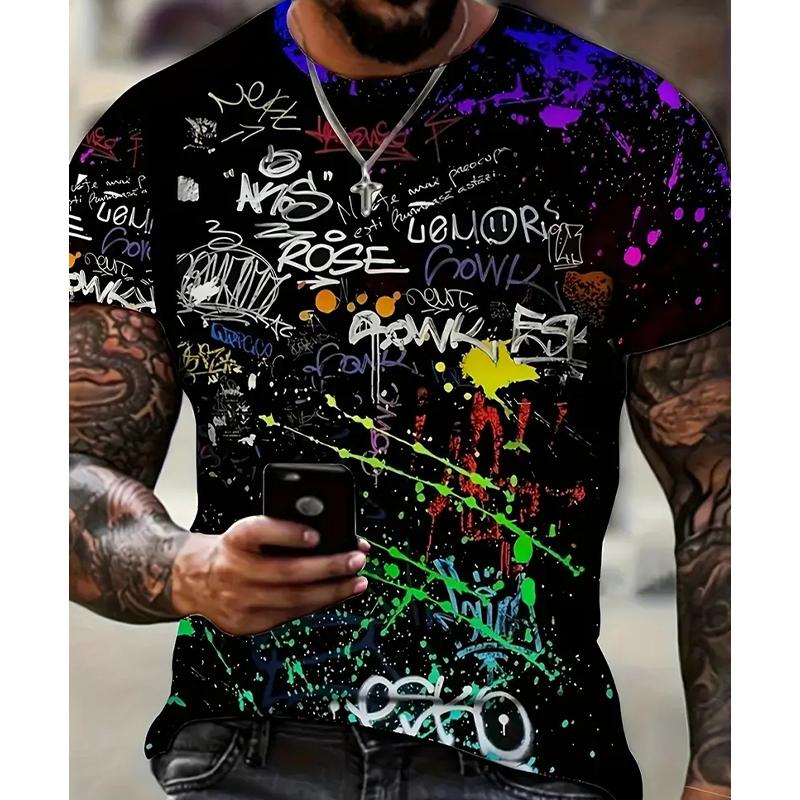 New Summer Men s Fashion T-shirt Personality Multicolored Printed Men s T-shirt Top 8XL різнокольоровий
New Summer Men s Fashion T-shirt Personality Multicolored Printed Men s T-shirt Top 8XL різнокольоровий