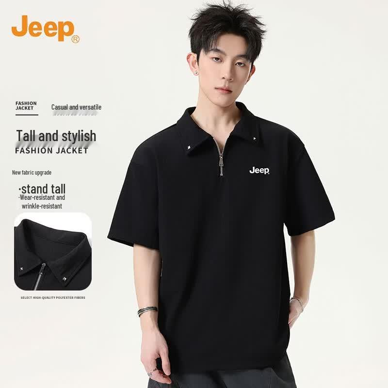 JEEP Men s Summer Half-Zip Vertical Stripe Polo Shirt 2XL
JEEP Men s Summer Half-Zip Vertical Stripe Polo Shirt 2XL