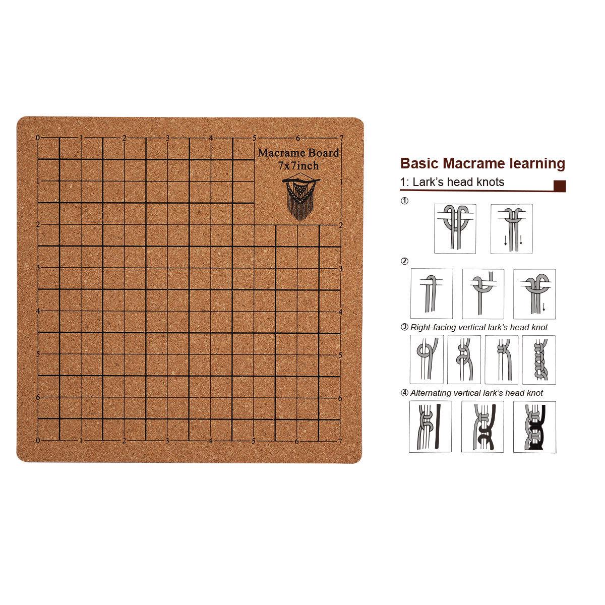 Cross-Border Macrame Cork Board: Handmade Wool & Wood Weaving Pad
Cross-Border Macrame Cork Board: Handmade Wool & Wood Weaving Pad