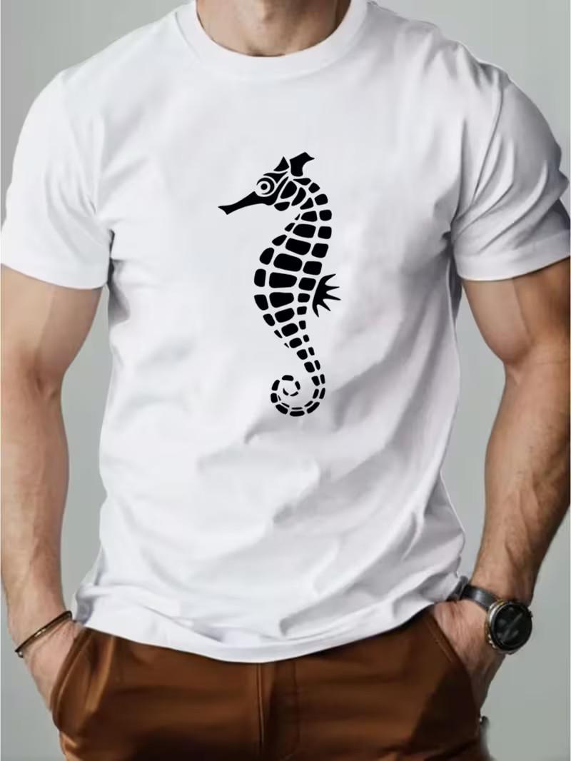 Men s Seahorse Print T-Shirt Summer Casual Short Sleeve Crew Neck Graphic Tee 5XL різнокольоровий
Men s Seahorse Print T-Shirt Summer Casual Short Sleeve Crew Neck Graphic Tee 5XL різнокольоровий