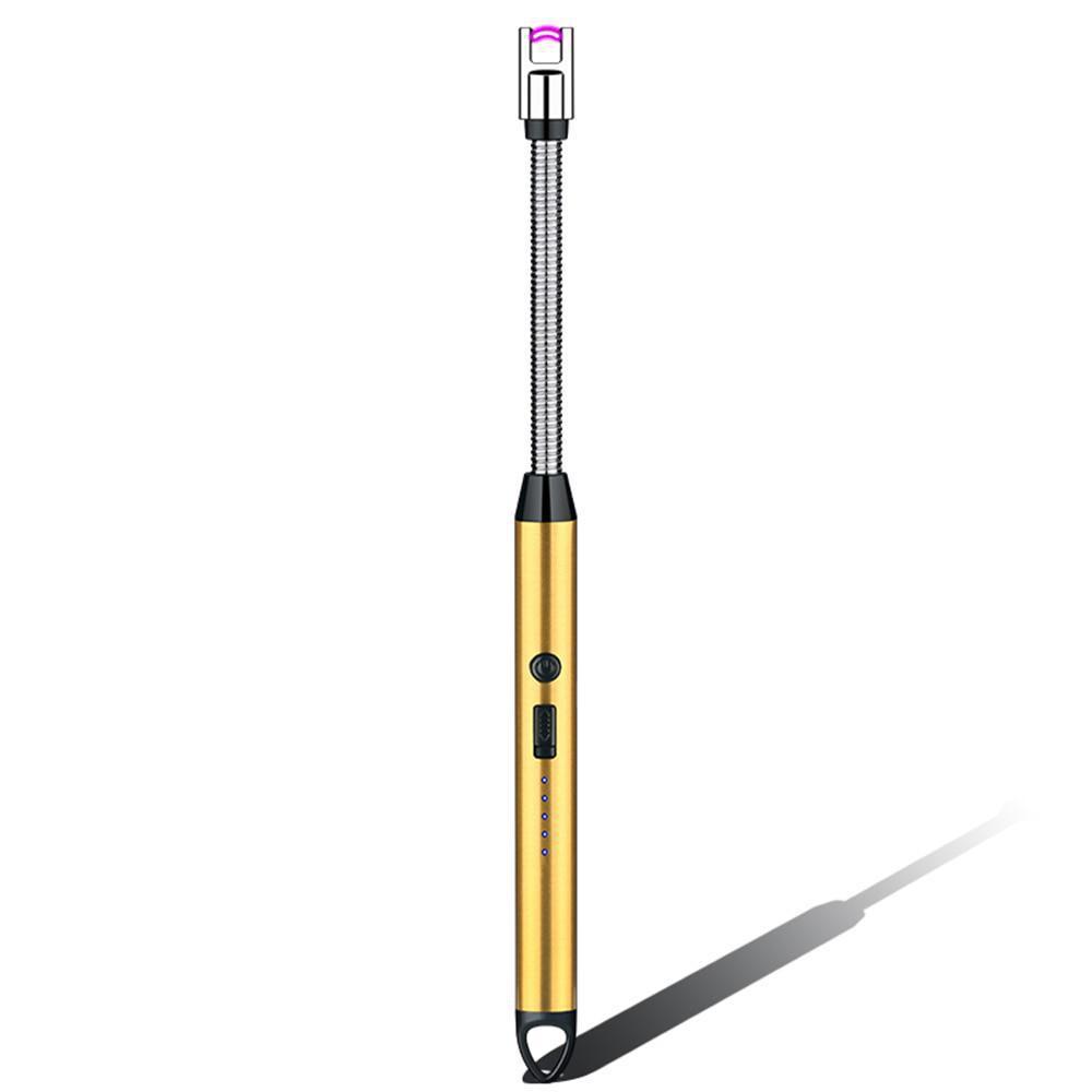 USB перезаряжаемая электрическая ветрозащитная зажигалка, зажигалки для свечей, дуга для барбекю, длинная шея 1PCS золотой
USB перезаряжаемая электрическая ветрозащитная зажигалка, зажигалки для свечей, дуга для барбекю, длинная шея 1PCS золотой