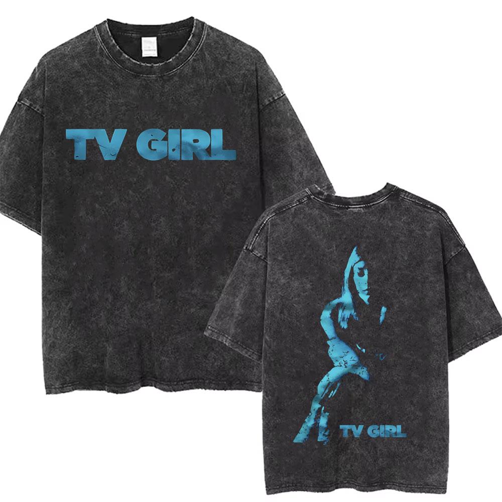 TV Girl Who Really Cares Album Vintage Washed T Shirt Men Women Cotton Oversized Tshirt Mens Fashion TShirts Casual Streetwear S
TV Girl Who Really Cares Album Vintage Washed T Shirt Men Women Cotton Oversized Tshirt Mens Fashion TShirts Casual Streetwear S