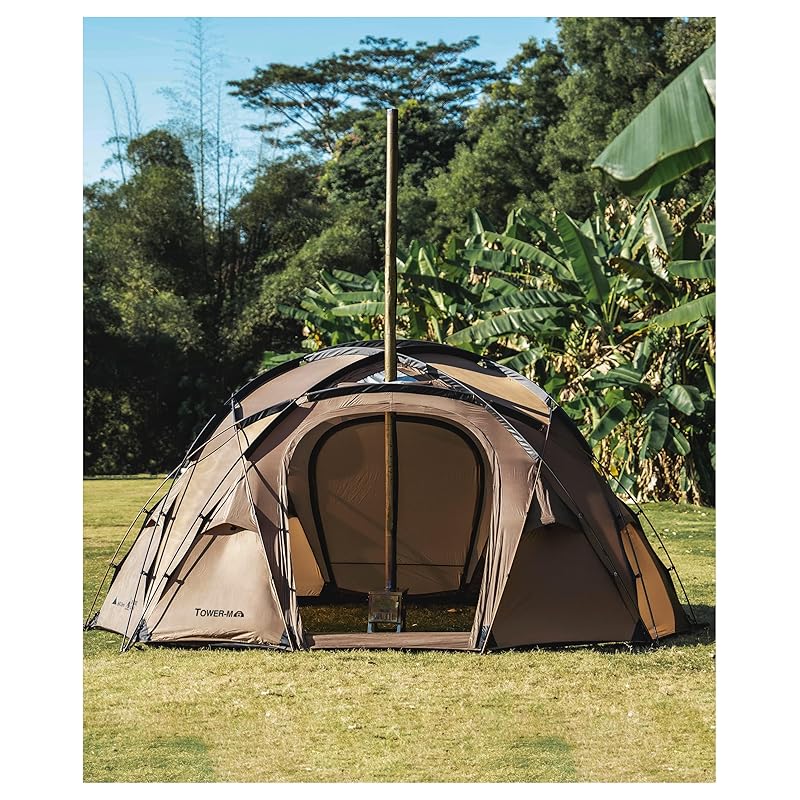 OneTigris TOWER-M dome shelter dome tent freestanding For 2-4 people chimney hole with pole UPF50+ sunshade waterproof breathable nylon PU coating
OneTigris TOWER-M dome shelter dome tent freestanding For 2-4 people chimney hole with pole UPF50+ sunshade waterproof breathable nylon PU coating
