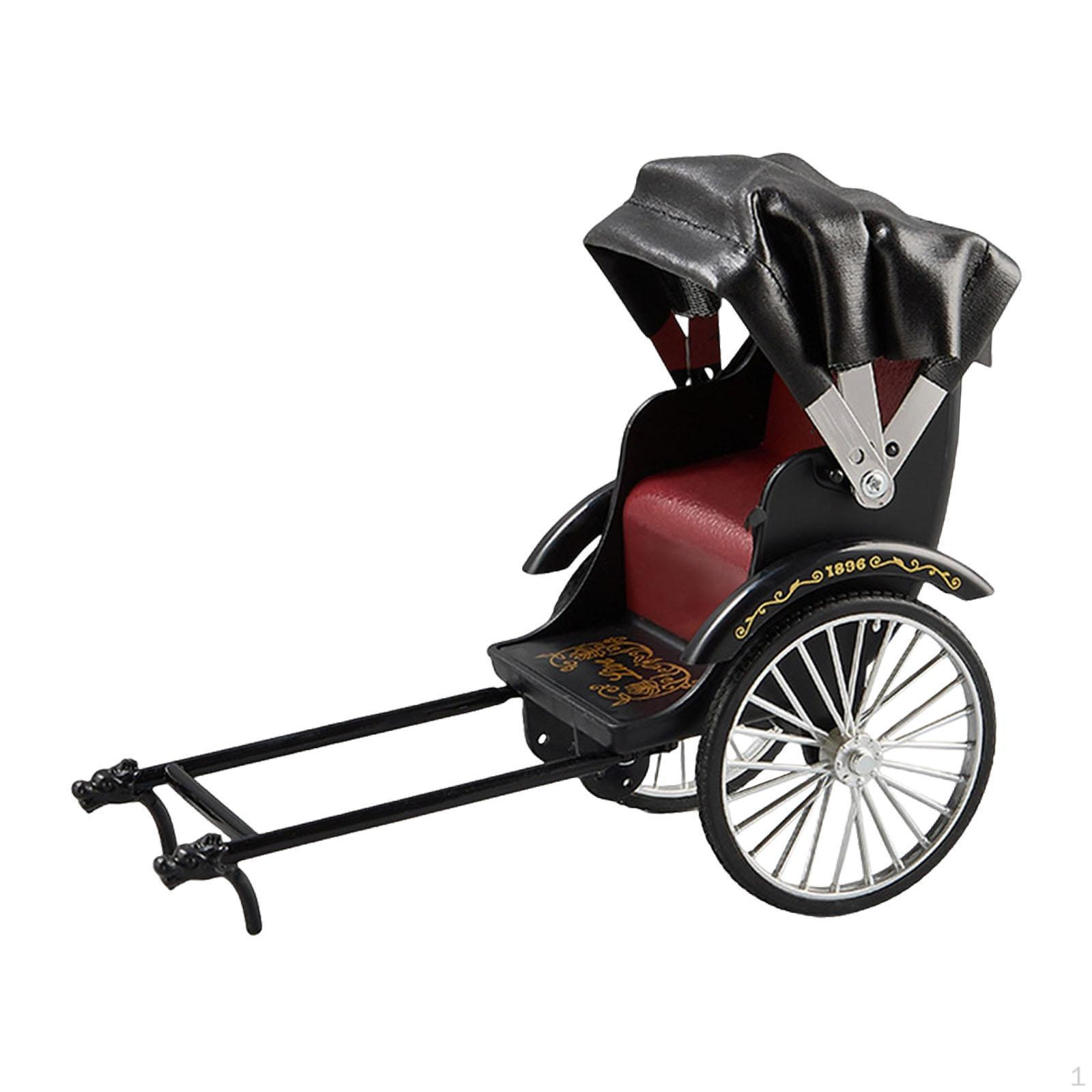 Alloy Rickshaw Model Collectible Classic Ornament Home Decoration for Boys Girls Adults Collectors Black Rickshaw
Alloy Rickshaw Model Collectible Classic Ornament Home Decoration for Boys Girls Adults Collectors Black Rickshaw