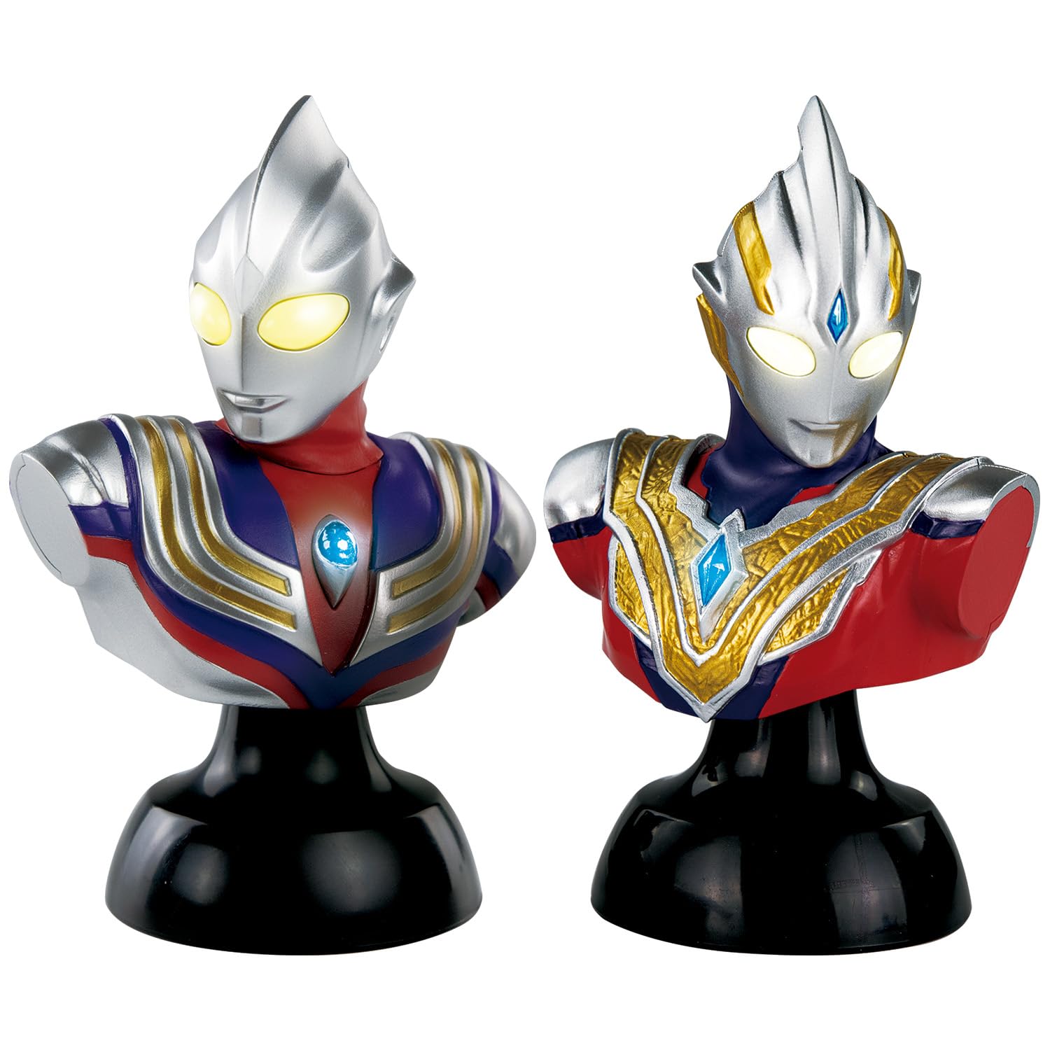 Galaxy Ultra Lighting Series Ultraman Tiga Ultraman Trigger & 
Galaxy Ultra Lighting Series Ultraman Tiga Ultraman Trigger &