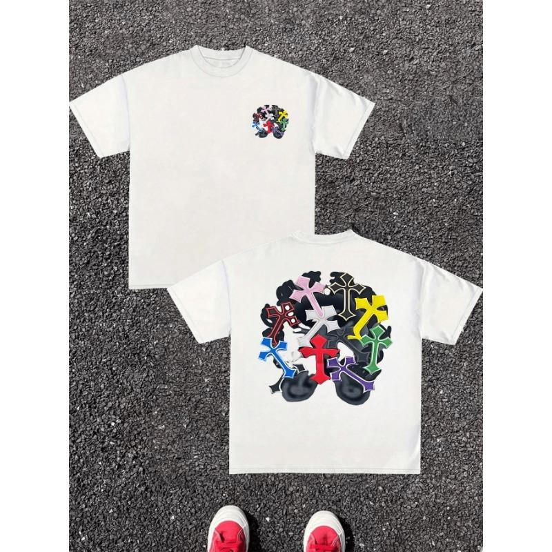 Men s T-shirt Double Sided Digital Print With Colorful Crosses Graphic Unisex Breathable harajuku cotton streetwear S
Men s T-shirt Double Sided Digital Print With Colorful Crosses Graphic Unisex Breathable harajuku cotton streetwear S