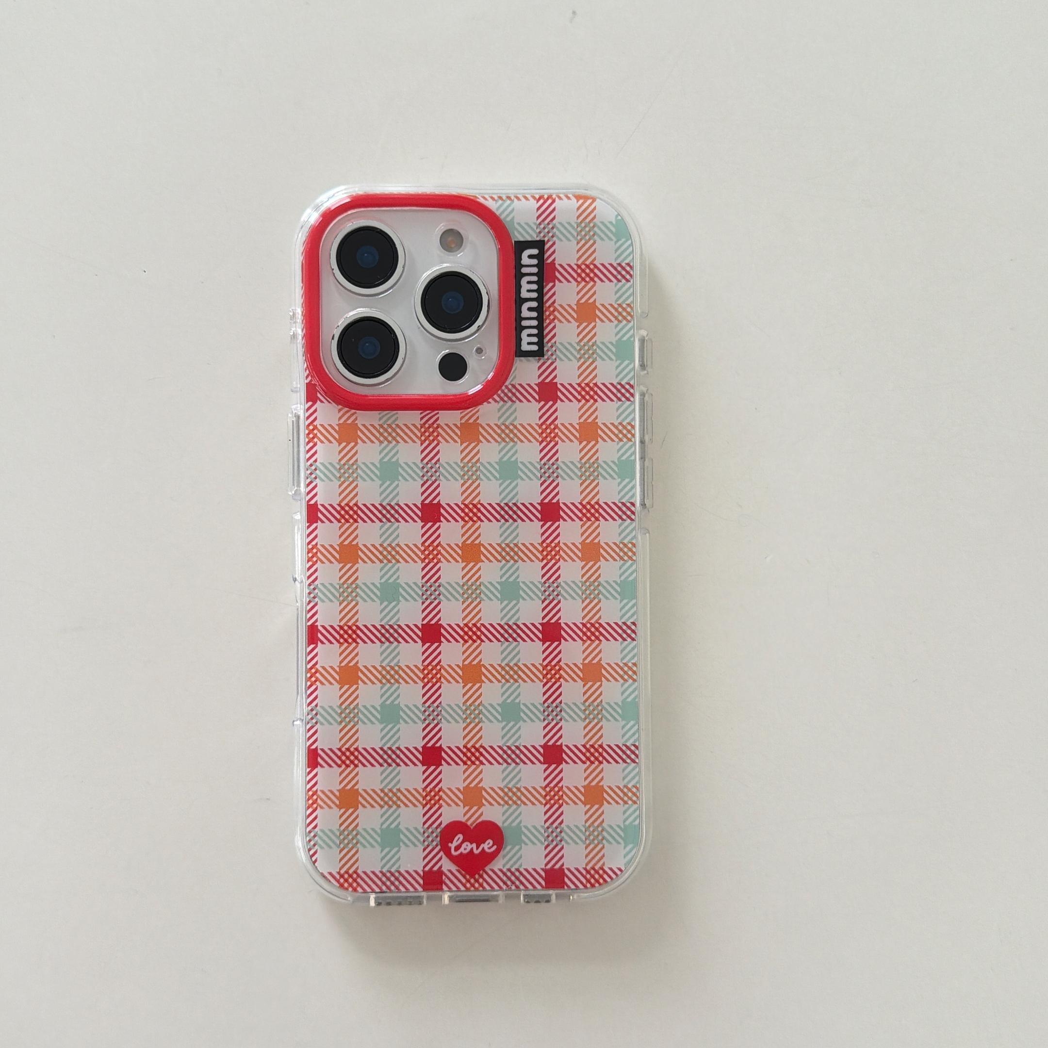 Милый Кавайный Цветной Клетчатый Чехол Для Телефона Для iPhone 17 16 15 14 Pro Max Красная Рамка Прозрачный Блестящий С Бусинами Цепочка Защитная Крышка For iPhone 17ProMax
Милый Кавайный Цветной Клетчатый Чехол Для Телефона Для iPhone 17 16 15 14 Pro Max Красная Рамка Прозрачный Блестящий С Бусинами Цепочка Защитная Крышка For iPhone 17ProMax