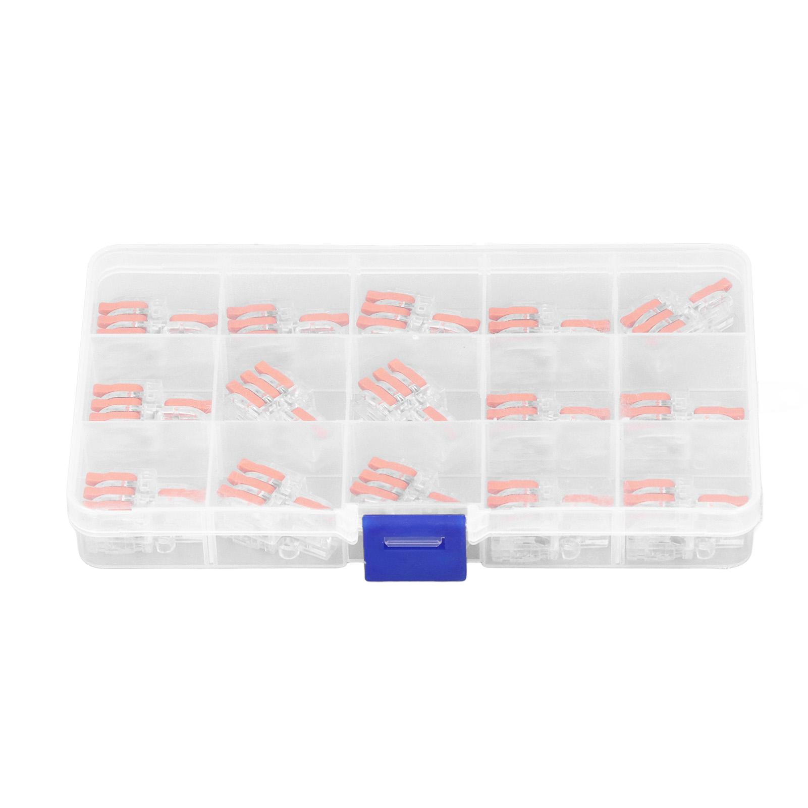 15Pcs Terminal Block Wire Connector Transparent Fast Wiring Compact Push in Conductor DF‑13
15Pcs Terminal Block Wire Connector Transparent Fast Wiring Compact Push in Conductor DF‑13
