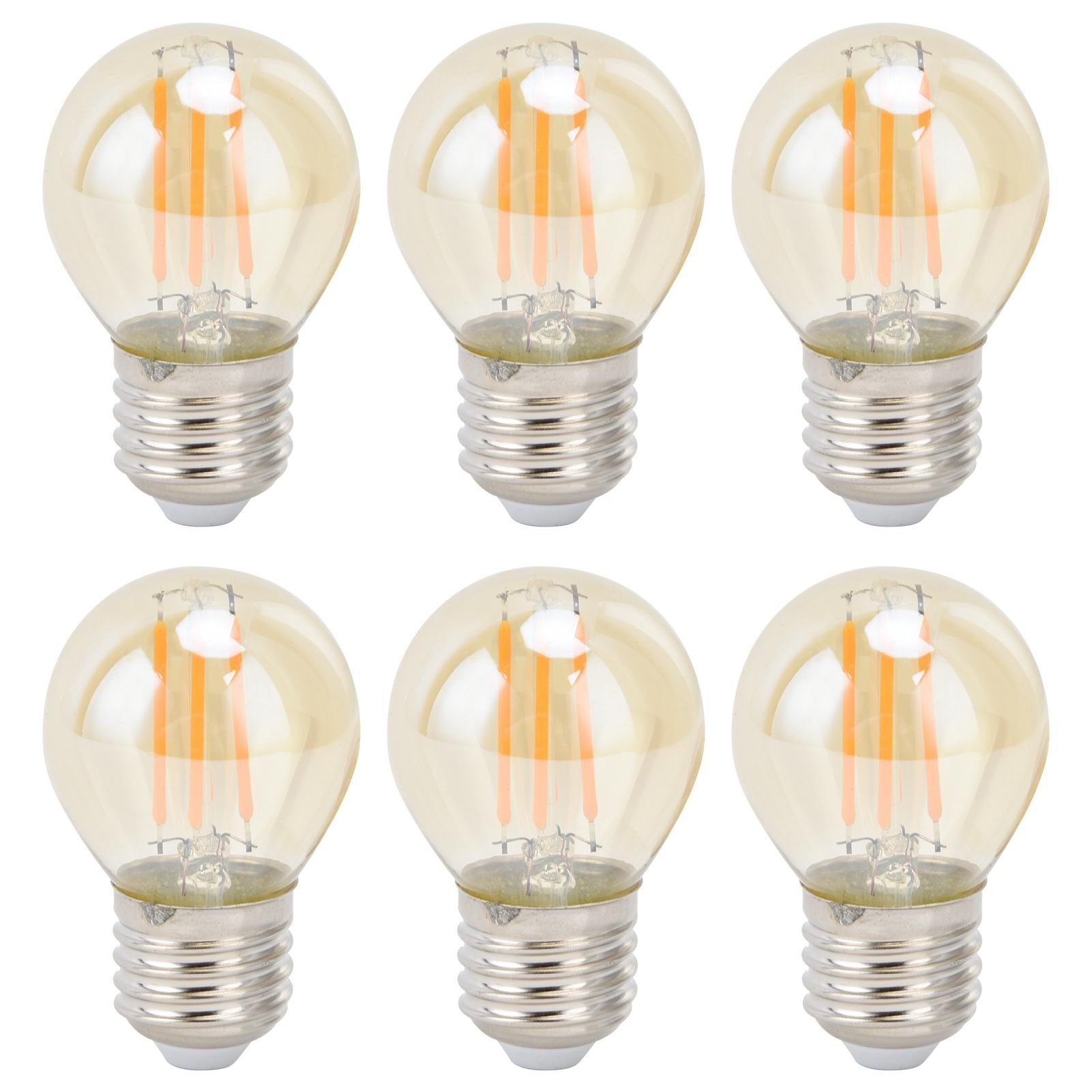 6PCS G45 LED Vintage Light Bulb Gold E27 Base Lamp for Home Decorative Bulb 6W 220V Warm Light
6PCS G45 LED Vintage Light Bulb Gold E27 Base Lamp for Home Decorative Bulb 6W 220V Warm Light