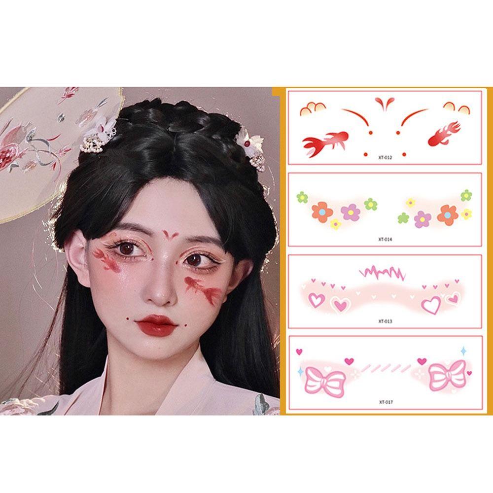 10pcs Water Transfer Face Blusher Stickers No Irritation Eye Make Up Decal Christmas Makeup style 1
10pcs Water Transfer Face Blusher Stickers No Irritation Eye Make Up Decal Christmas Makeup style 1