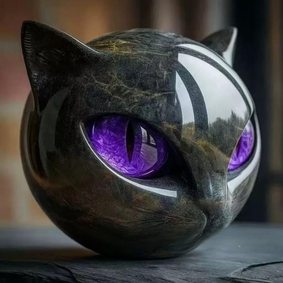 Decorative Black Cat Stone Figurine Resin Cat Head Healing Stone Marble Texture Cat Stone Keepsake Gift Office Desk Cats Decor
Decorative Black Cat Stone Figurine Resin Cat Head Healing Stone Marble Texture Cat Stone Keepsake Gift Office Desk Cats Decor