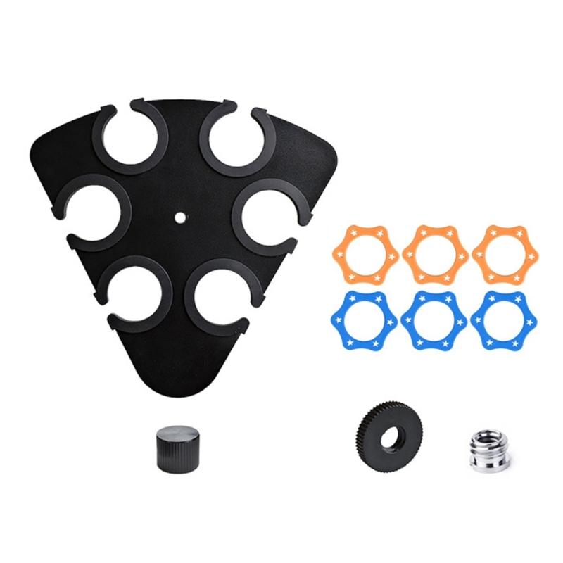 Durability On-Stage Multi Mic Holder Microphone Tray with AntiSlip Plastic Pad for Up to 8Mics Secure &Neat Storage
Durability On-Stage Multi Mic Holder Microphone Tray with AntiSlip Plastic Pad for Up to 8Mics Secure &Neat Storage