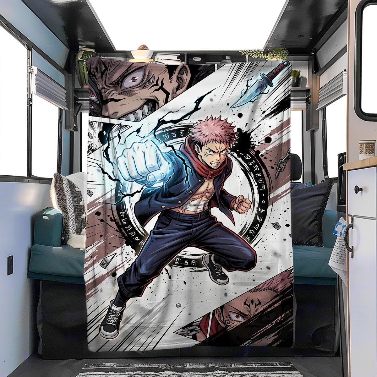 Jujutsu Kaisen Flannel Blanket Warm Cozy Great for Bedrooms, Sofas, Picnics, Travel & Chairs YUN6508 80cm x 120cm
Jujutsu Kaisen Flannel Blanket Warm Cozy Great for Bedrooms, Sofas, Picnics, Travel & Chairs YUN6508 80cm x 120cm