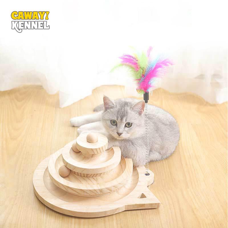 CAWAYI KENNEL твердые деревянные игрушки для домашних животных, кошек, петля, дорожка с деревянными шариками, трехслойная доска-скребок, забавный проигрыватель для кошек D2106
CAWAYI KENNEL твердые деревянные игрушки для домашних животных, кошек, петля, дорожка с деревянными шариками, трехслойная доска-скребок, забавный проигрыватель для кошек D2106