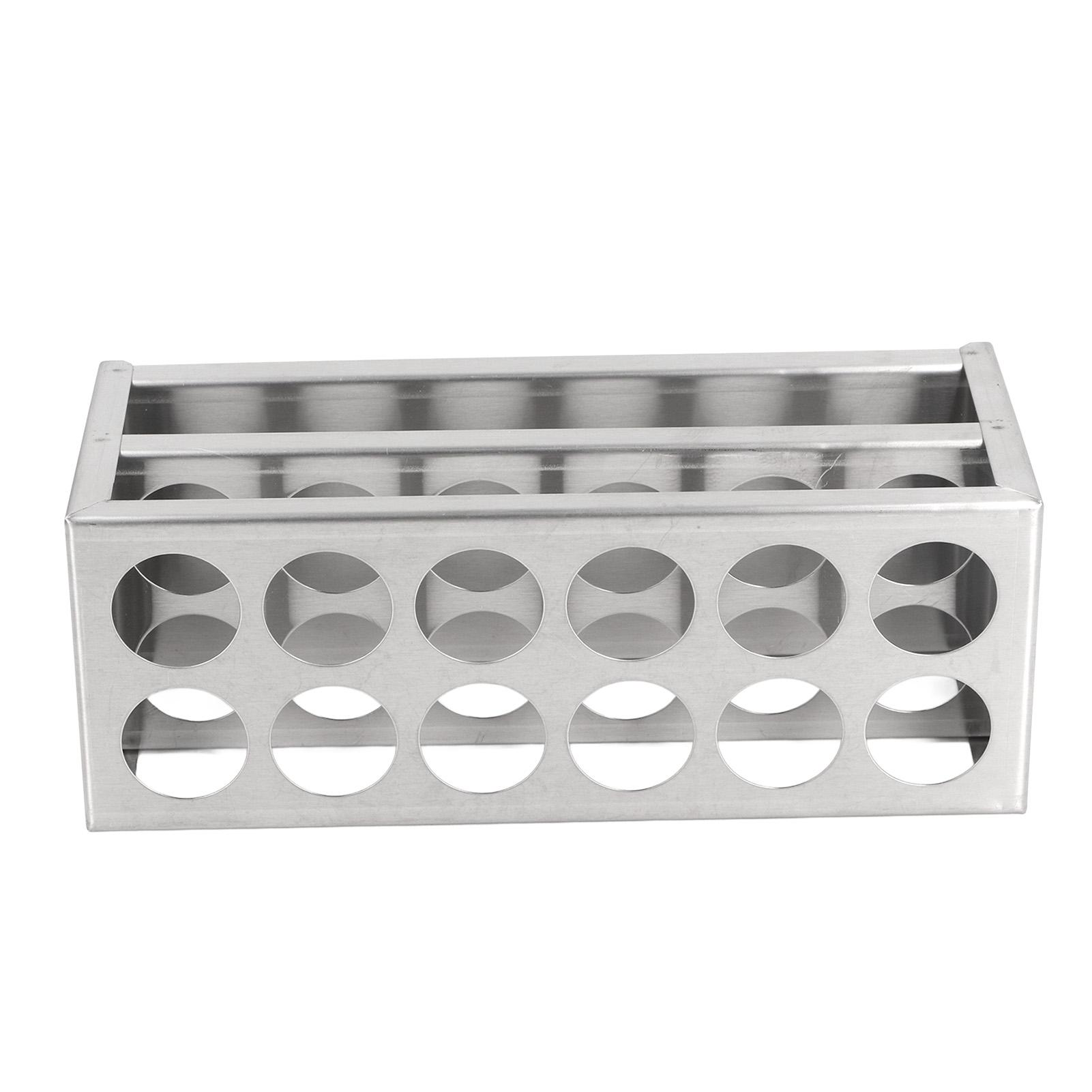 Тримач для пробірок Тримач для пробірок із нержавіючої сталі 304 для лабораторії та студії 27mm 12 holes
Тримач для пробірок Тримач для пробірок із нержавіючої сталі 304 для лабораторії та студії 27mm 12 holes