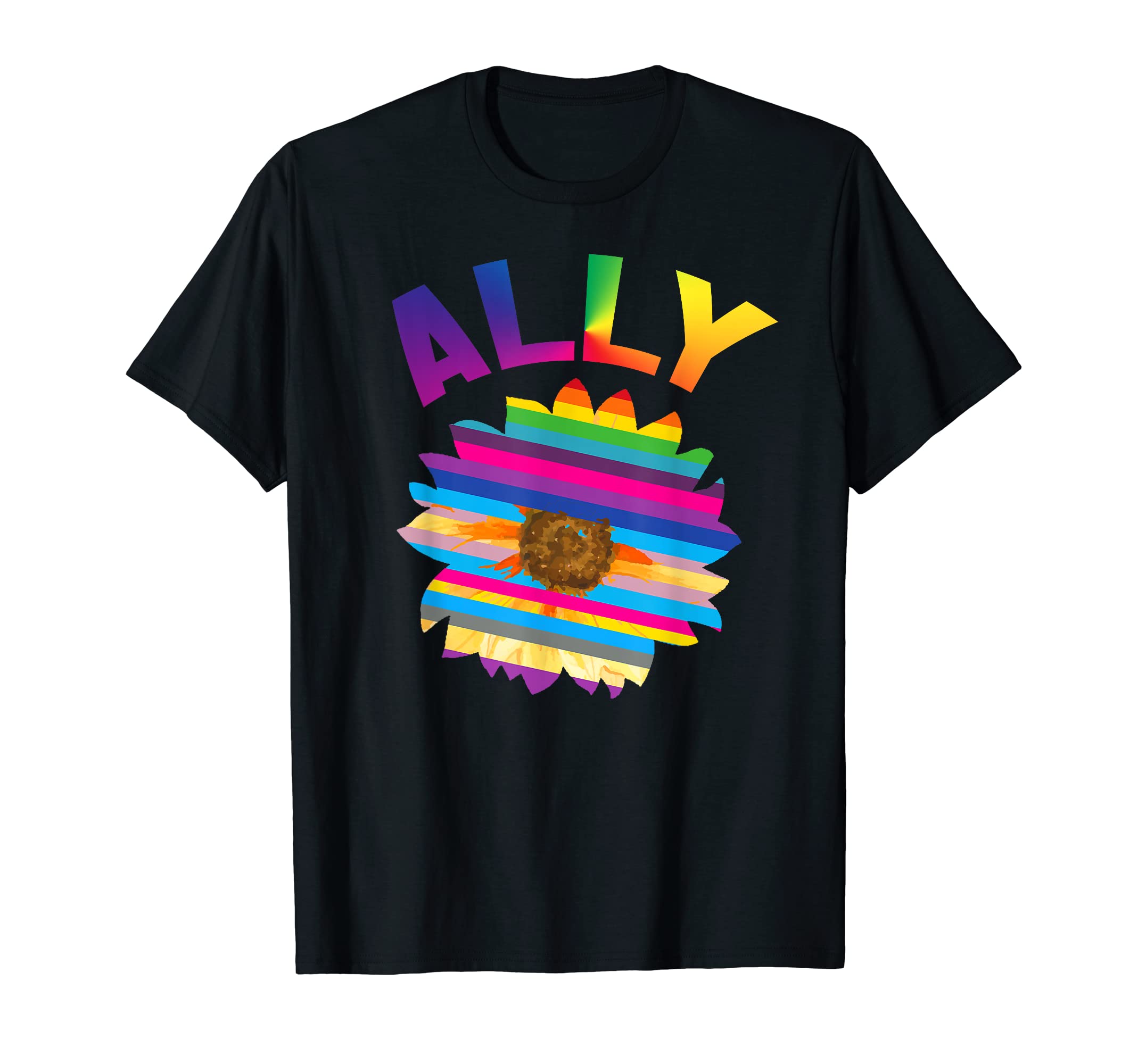 Ally Sunflower LGBT Rainbow Pride Gay Lesbian Best Friend T-Shirt чорний
Ally Sunflower LGBT Rainbow Pride Gay Lesbian Best Friend T-Shirt чорний