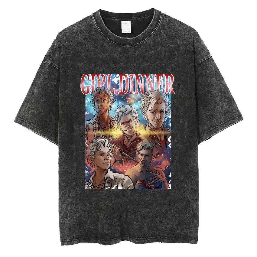 Mens Clothes Tee Shirt Homme Graphic TShirts Astarion Girl Dinner Washed Men Clothing New in Top Tees Mens TShirt Camisetas S
Mens Clothes Tee Shirt Homme Graphic TShirts Astarion Girl Dinner Washed Men Clothing New in Top Tees Mens TShirt Camisetas S