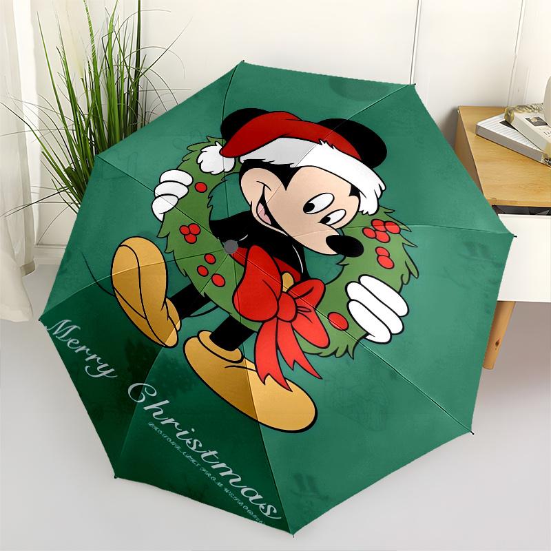 Mickey Mouse,Christmas Automatic Folding Umbrella Simple 8 Rib Design, Bright Cartoon Pattern, Durable Iron Frame, Suitable For Travel, Ou
Mickey Mouse,Christmas Automatic Folding Umbrella Simple 8 Rib Design, Bright Cartoon Pattern, Durable Iron Frame, Suitable For Travel, Ou