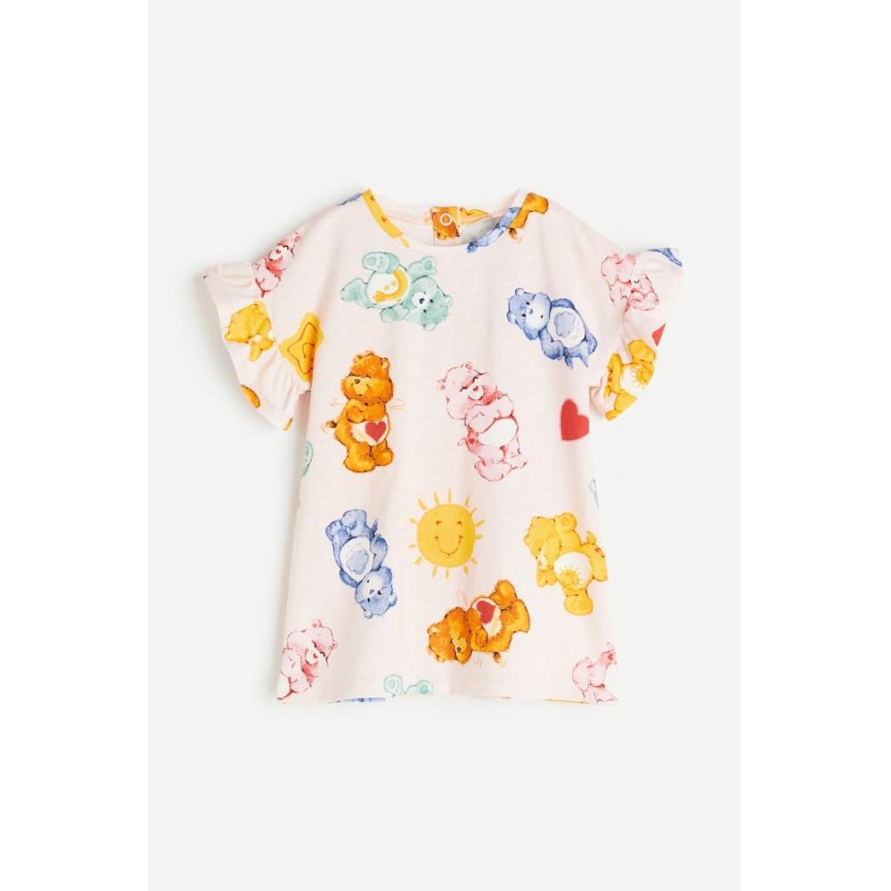 Платье HM с развевающимися рукавами Светло-розовое Carebear
Платье HM с развевающимися рукавами Светло-розовое Carebear