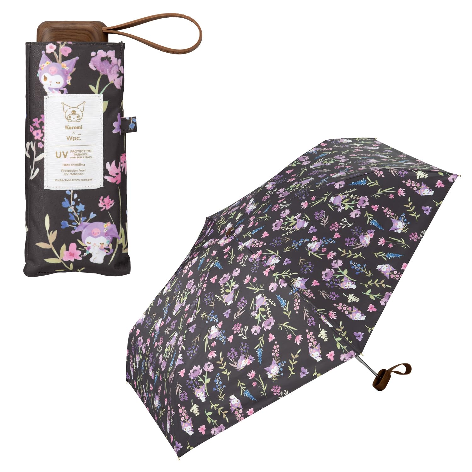 Parasol Sanrio Characters x Shading Watercolor Flower Mini Charcoal rate UV cut rate Heat shielding For both sunny and rainy Folding umbrella for
Parasol Sanrio Characters x Shading Watercolor Flower Mini Charcoal rate UV cut rate Heat shielding For both sunny and rainy Folding umbrella for