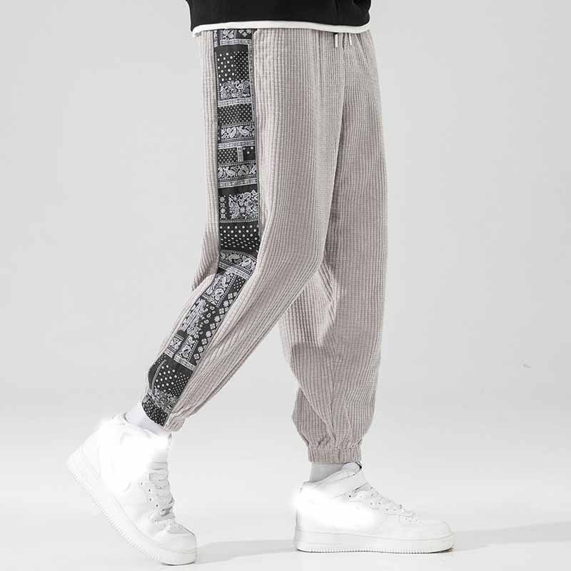 Oversize Men Cashew Flower Printed Patchwork Casual Pants Corduroy Sweatpants Men Clothing Elasticated Waist Pantalones 5XL
Oversize Men Cashew Flower Printed Patchwork Casual Pants Corduroy Sweatpants Men Clothing Elasticated Waist Pantalones 5XL