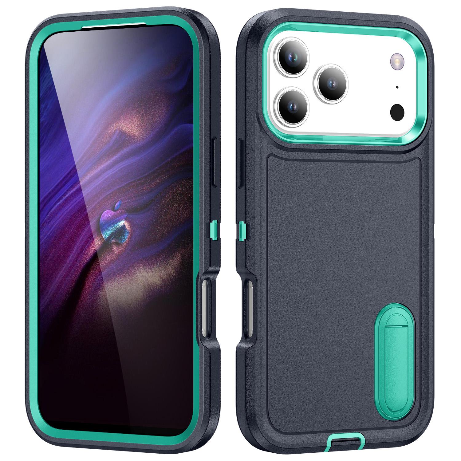 Чехол для iPhone 17 Pro Max Чехол Подставка Чехол для телефона ПК+Силикон+ЭВА Дизайн 3-в-1 Dark Blue+Light Cyan
Чехол для iPhone 17 Pro Max Чехол Подставка Чехол для телефона ПК+Силикон+ЭВА Дизайн 3-в-1 Dark Blue+Light Cyan