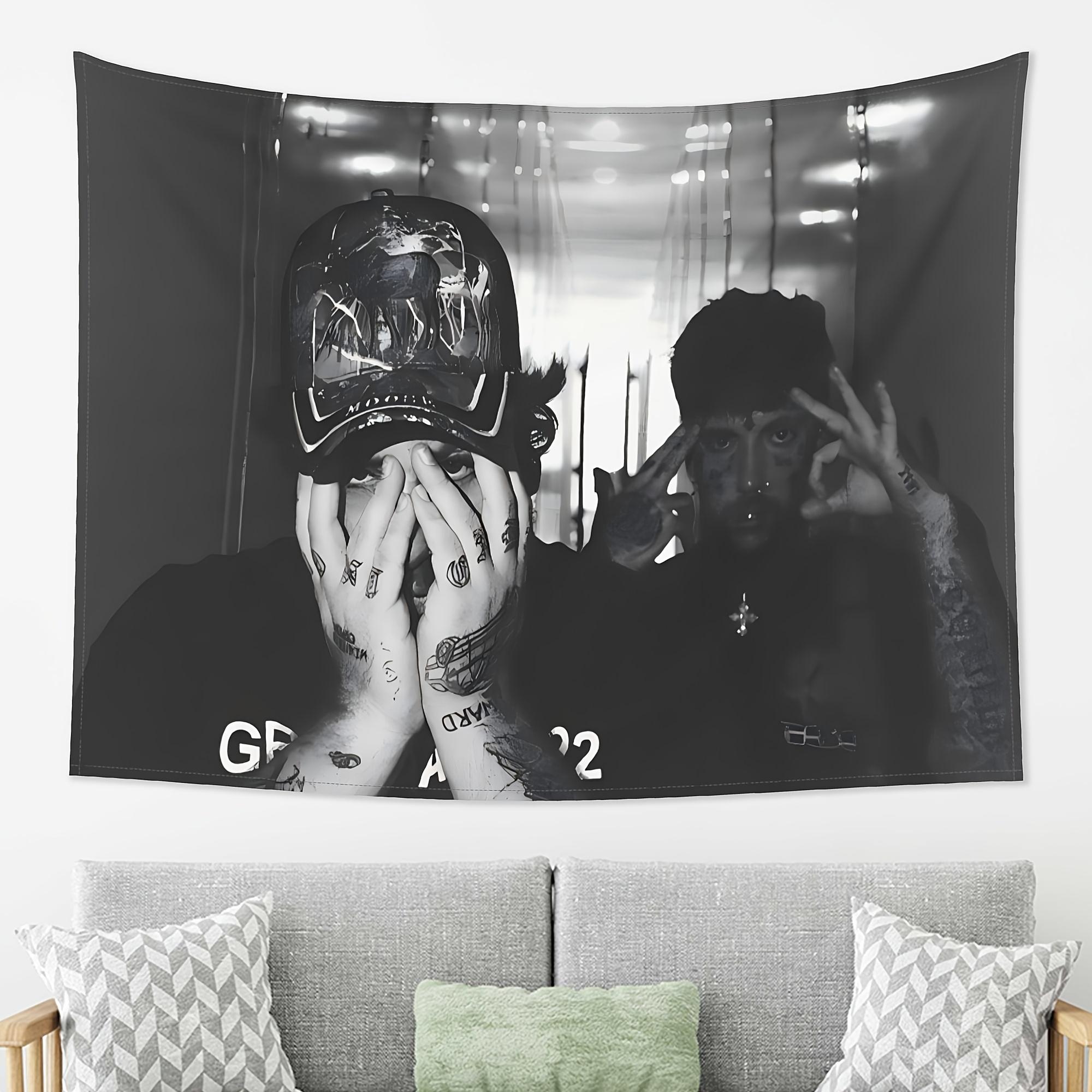 VIKAMA Trendy Hip Hop Tattoo Portrait Tapestry Esports Room Background Wall Room Decoration Home Decoration 74x94cm(29x37in)
VIKAMA Trendy Hip Hop Tattoo Portrait Tapestry Esports Room Background Wall Room Decoration Home Decoration 74x94cm(29x37in)