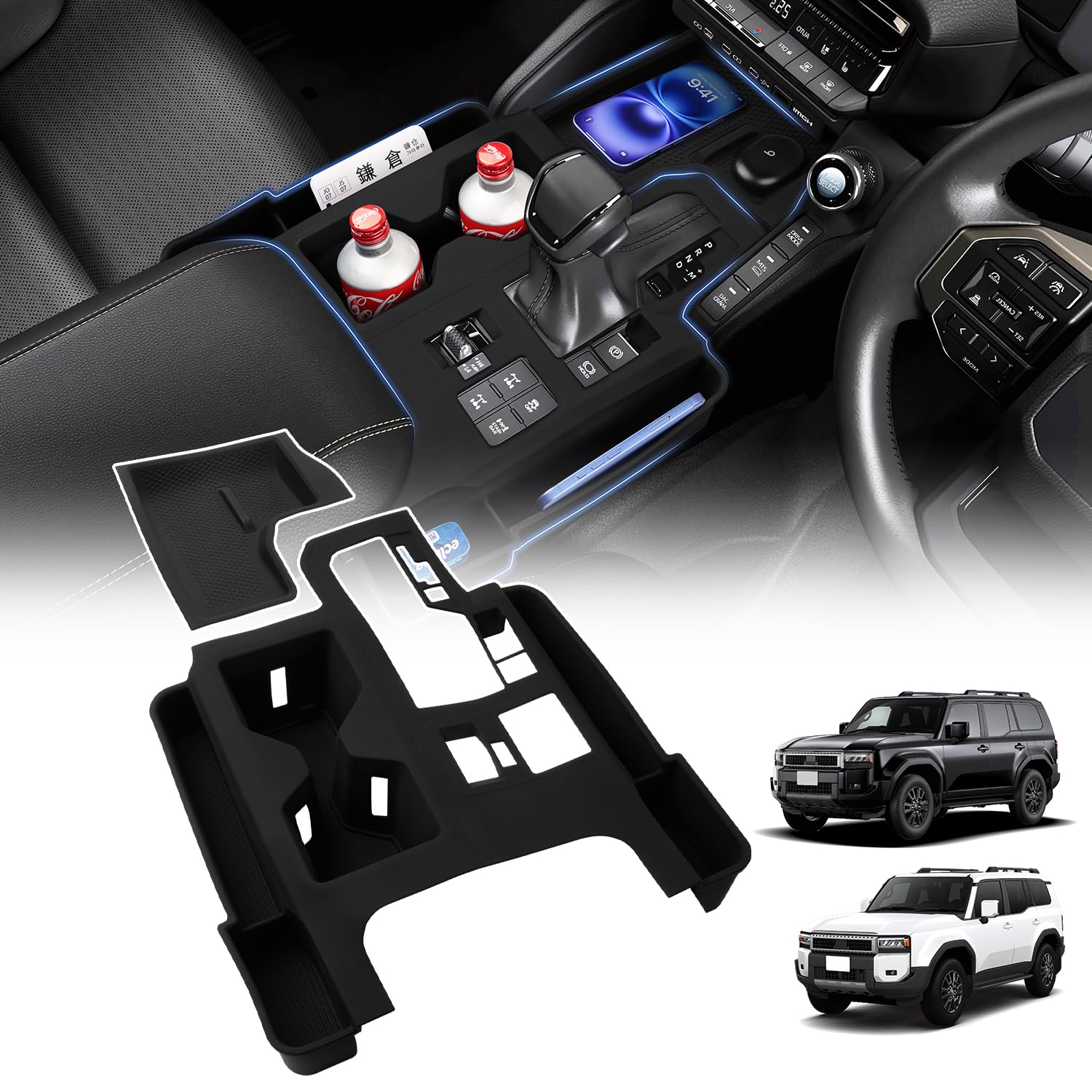 LIMSTYLE Резиновый коврик-накладка на панель переключения передач для Toyota New Land Cruiser 250 Land Cruiser 250 Резиновый коврик-накладка на панель консоли Модели TRJ250W GDJ250W Индивидуальный чёрный
LIMSTYLE Резиновый коврик-накладка на панель переключения передач для Toyota New Land Cruiser 250 Land Cruiser 250 Резиновый коврик-накладка на панель консоли Модели TRJ250W GDJ250W Индивидуальный чёрный