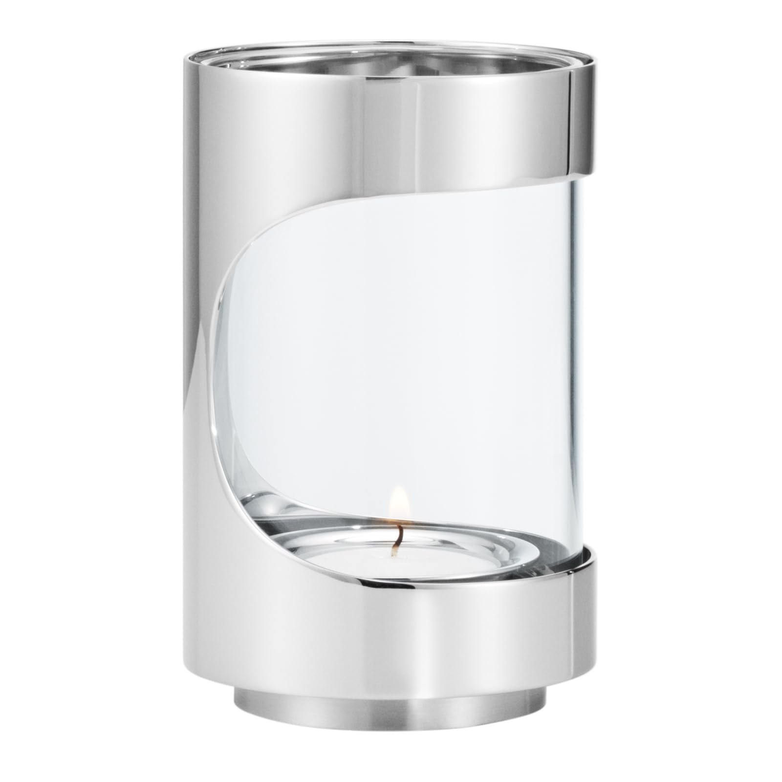 Georg Jensen Chrome Contours Candle Holder for Tealight Candles, Silver, 8cm Diameter x 12cm Height, Product Number: 10020460
Georg Jensen Chrome Contours Candle Holder for Tealight Candles, Silver, 8cm Diameter x 12cm Height, Product Number: 10020460