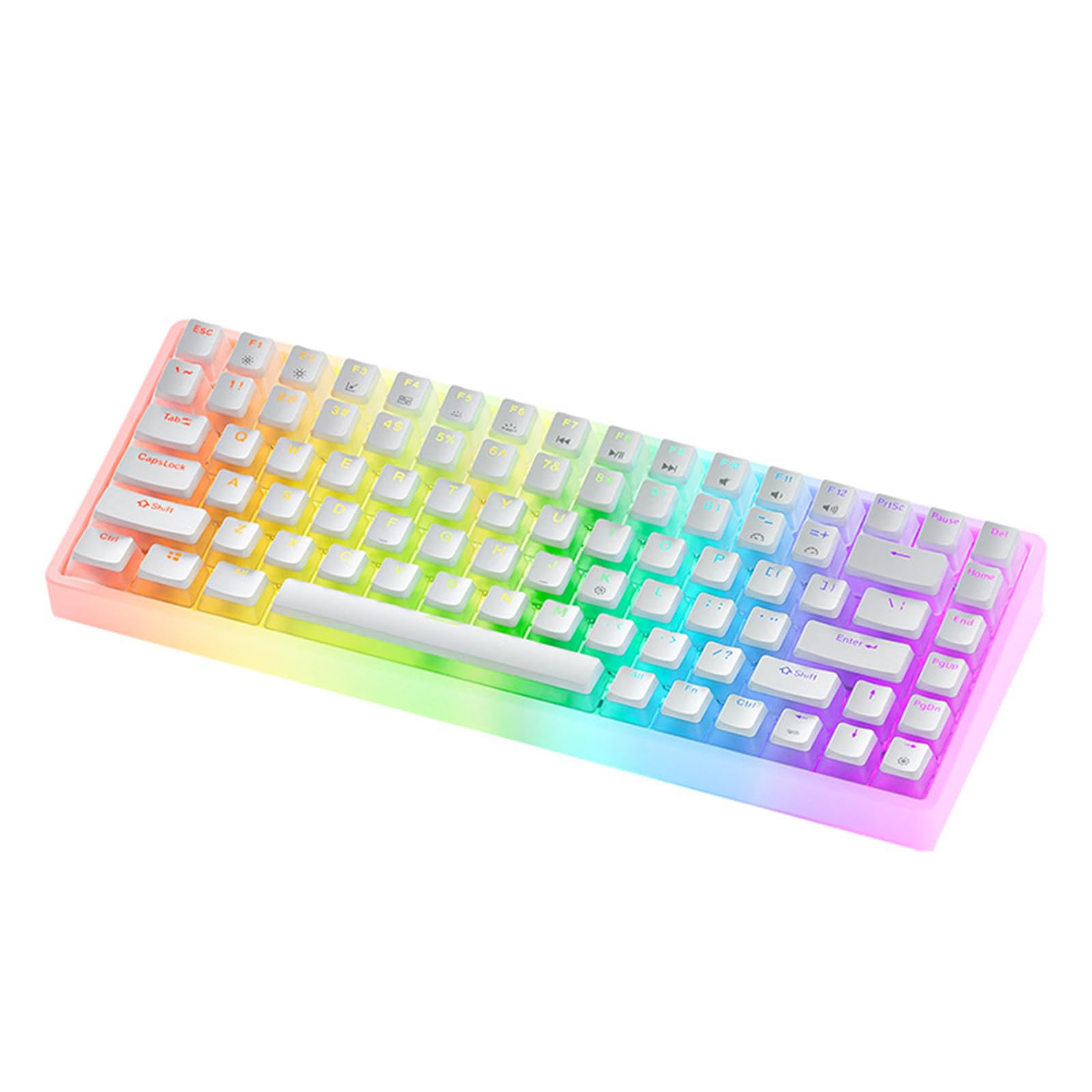 G30 Kirisuki Series Mechanical Keyboard Wired with RGB Backlight Resin Keycap Transparent Design Layout 84 Keys Customizable Compatible with Windows
G30 Kirisuki Series Mechanical Keyboard Wired with RGB Backlight Resin Keycap Transparent Design Layout 84 Keys Customizable Compatible with Windows