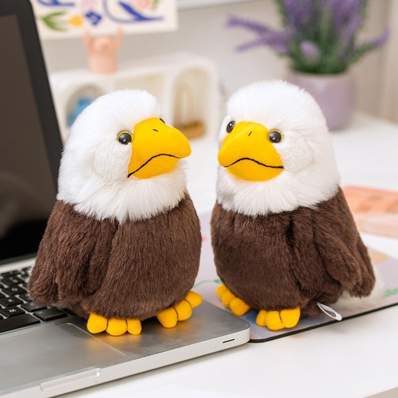 Simulation Bald Eagle Doll Cartoon Eagle Plush Doll Zoo Commemorative Gift Decoration 17cm(0.1kg)
Simulation Bald Eagle Doll Cartoon Eagle Plush Doll Zoo Commemorative Gift Decoration 17cm(0.1kg)