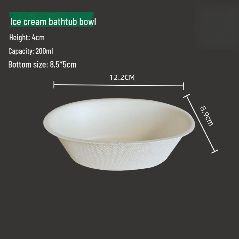 Saycoo Biodegradable Takeaway Dessert Bowls 100 pcs
Saycoo Biodegradable Takeaway Dessert Bowls 100 pcs