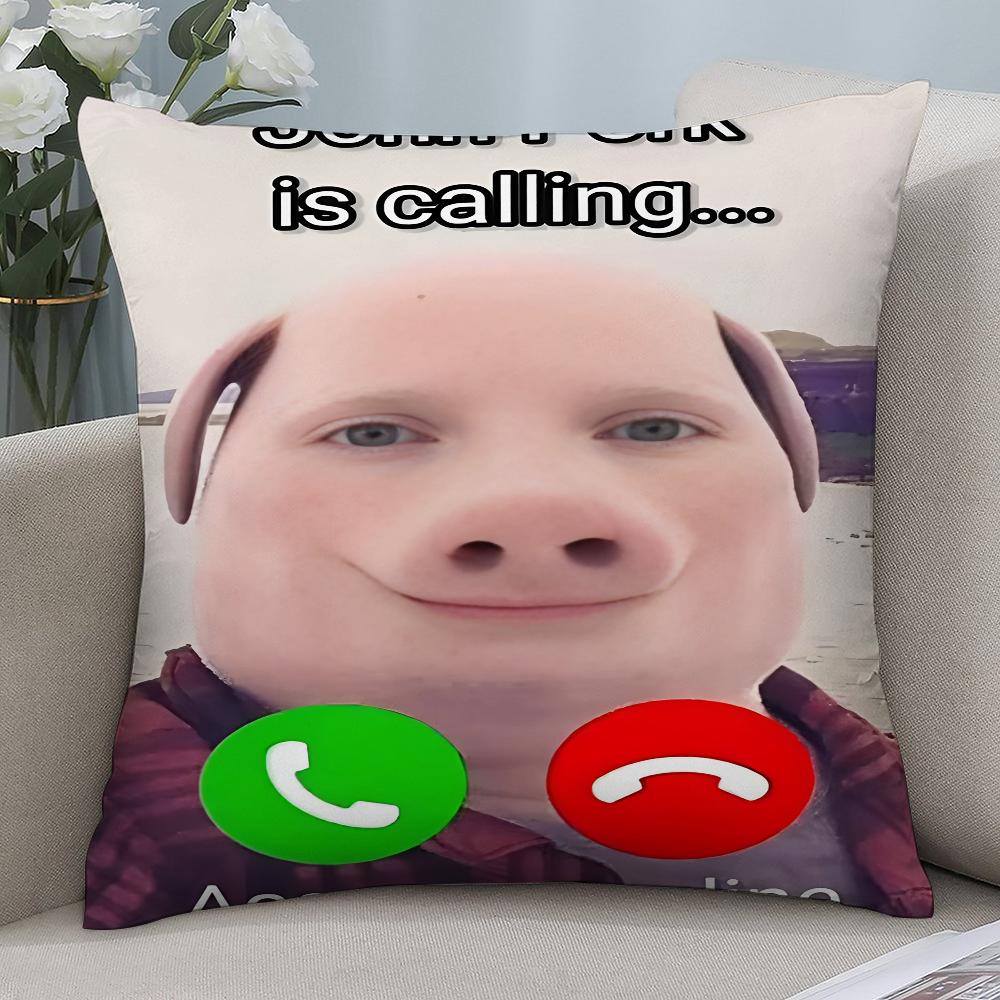 John Pork Is Calling Pillow Case 3D Print Polyester Fiber 40*40 cm Home Sofa Throw Pillow Cover Decoration Festival Gift 16x16Inch
John Pork Is Calling Pillow Case 3D Print Polyester Fiber 40*40 cm Home Sofa Throw Pillow Cover Decoration Festival Gift 16x16Inch