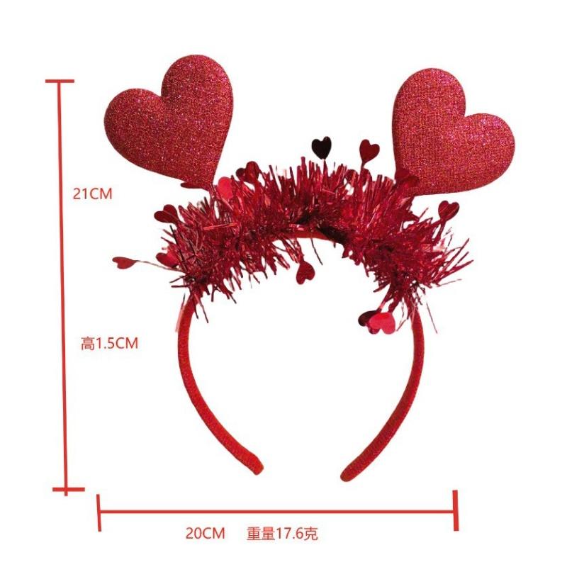Heart Headband Valentines Day Hairband Party Red Shaped Hoops Love Band Cupid Accessories Wedding Headwear Party Supplies
Heart Headband Valentines Day Hairband Party Red Shaped Hoops Love Band Cupid Accessories Wedding Headwear Party Supplies