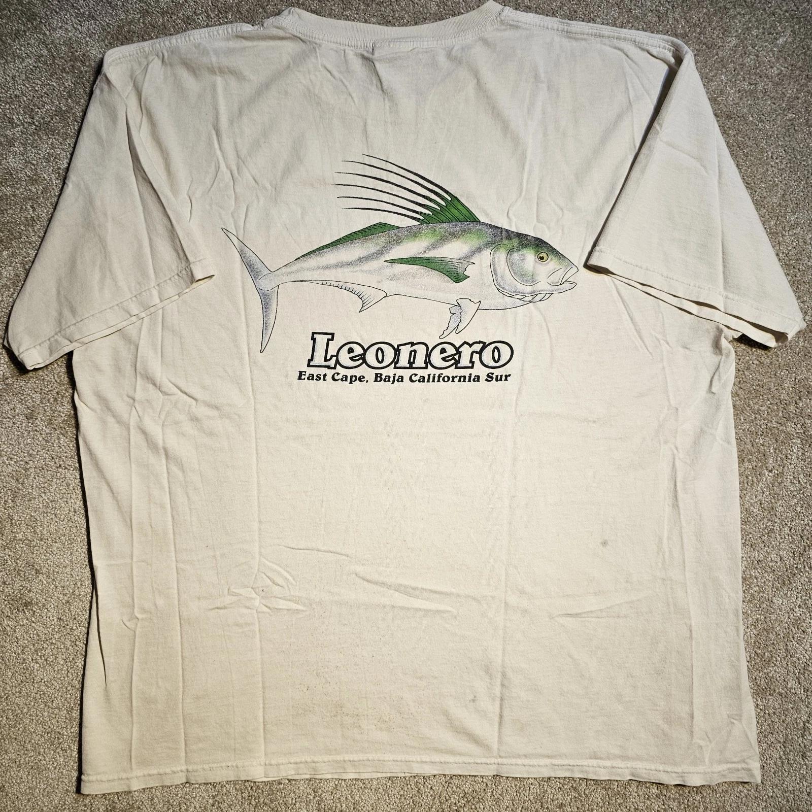 Vintage 90s Baja CA Roosterfish Leonero T-shirt Mens 2XL Tourist Punk Sleeze Emo 4XL
Vintage 90s Baja CA Roosterfish Leonero T-shirt Mens 2XL Tourist Punk Sleeze Emo 4XL